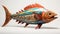 Ornamented Wooden Fish: Technology-based Art With Intricate Storytelling