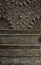 Ornaments of the bronze-plate door of a historic mosque in Cairo, Egypt