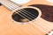 Ornate Acoustic Guitar with Steel Strings