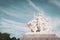 Ornate Albert Memorial in Kensington Gardens, London