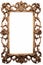 Ornate Baroque Wood Frame with Intricate Carved Details