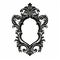 Ornate Beauty: A Feminine Sticker Art For Gothic Dark Intensity