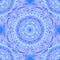 Ornate blue napkin vector seamless pattern