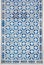 Ornate brightly colored Portugese tile texture in blue and white