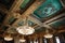 ornate ceiling details showcasing ballrooms opulence