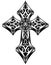 Ornate Celtic Cross Vector