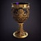 Ornate chalice embodies rich Catholic history and tradition generated by AI