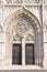 Ornate church door in Buda