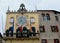 Ornate clock tower on Piazza Liberta Bassano del Grappa, Italy