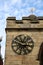 Ornate clock on wall of Spurriergate Centre York