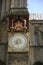 Ornate clock on Wells Cathedral
