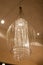 Ornate crystal light fitting