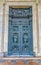 Ornate details of the Large Western Doors of Saint Isaac\'s Russian Orthodox Cathedral in Saint Petersburg, Russia