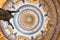 Ornate dome inside state capital building, Springfield, Illinois