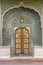 Ornate door at the Chandra Mahal, Jaipur City Palace