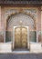 Ornate door in City Palace in Jaipur, India