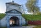 Ornate entrance to the star-shaped 17th century Kastellet military fortress