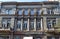 Ornate facade of former Bucharest Cinema, Cinema Bucuresti