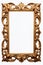 Ornate Floral Baroque Wood Antique Frame with Intricate Carved Details