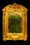 Ornate frame with dusty mirror