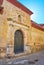 The ornate gate of the Archaeological Museum, Carrera del Darro Street, Albaicin, Granada, Spain