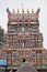 Ornate Hindu temple gateway in Tamil Nadu