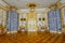 Ornate interior of the Catherine Palace