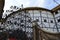 Ornate Iron Entrance Gate to The Globe Theatre on Londons South Bank