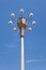 Ornate lantern against a blue sky at Tiananmen, Beijing