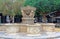 Ornate Lion Fountain in Heraklion, Greece