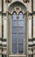 Ornate marble facade of the famous Duomo Cathedral in Florence, Italy