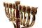 Ornate menorah