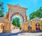 The ornate Moorish Arch in French Boulevard of Odessa, Ukraine