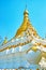 The ornate pagoda of U Min Thonze Temple, Sagaing