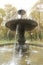 Ornate, Sculpted Fountain in a Public Park