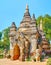 The ornate shrine of Daw Gyan Pagoda, Ava