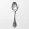 Ornate Silver Tableware Spoon - Hyper-detailed Minimalist Design