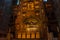 The ornate stained glass over the altar at Liverpool Anglican Cathedral