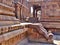 Ornate Steps and columns of Darasuram temple, Tamil Nadu, south India