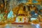 Ornate stupa in Pindaya cave, Myanmar