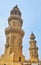 The ornate towers of Bab Zuwayla Gate, Cairo, Egypt