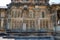 Ornate wall panel reliefs depicting Hindu deities, Ranganayaki, Andal, temple, Chennakesava temple complex, Belur, Karnataka. Sout