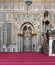 Ornate wall with sculpted niche, Mosque of Sultan Hassan, Egypt