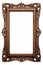 Ornate Wood Antique Frame with Intricate Carved Details