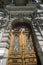 Ornate wooden doorway in Old Town Buenos Aires, Argentina