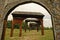 Ornated and patterned wooden szekler gates