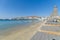 Ornos beach and village - Mykonos island - Aegean sea - Greece
