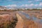 Oroklini lake area in the dry season