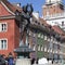 Orpheus statue and Town Hall