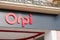 Orpi agency sign text and brand round logo front of office real estate wall entrance